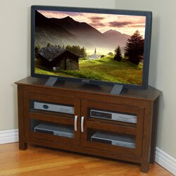 Brown Cordoba 44-inch Wood Corner TV Console