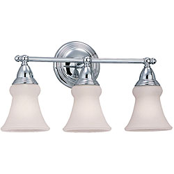 Polished Chrome 3-light Bath Bar