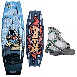 Gator 126 cm Wakeboard with Liquid Force Bindings (Size 4-7)