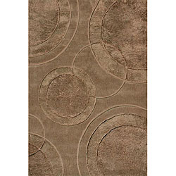 Brown Area Rug (5' x 7'6)