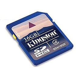 Kingston SD4/ 16GB SDHC Class 4 Flash Memory Card