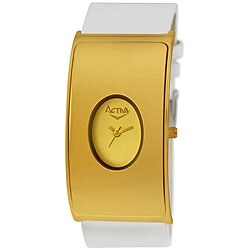 Activa by Invicta Women's Goldtone Case Watch
