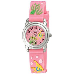 Activa by Invicta Girl's Pink Fish Design Watch