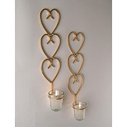 Heart Wall Sconces (Set of 2)