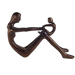 Cast Aluminum Mother/ Child Sculpture