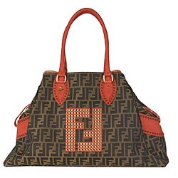 Fendi 'Bag de Jour' Tabacco Zucca Canvas Bag