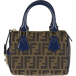 Fendi 'Zucca Vernice' Mini Boston Bag