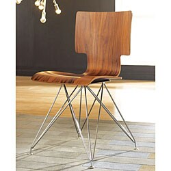 Rae Walnut Dining Chair (Set of 2)