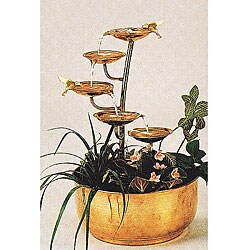 Copper Five-leaf Outdoor Fountains
