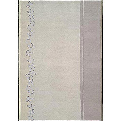 Calvin Klein Grey Wool/ Silk Rug (8'3 x 11')