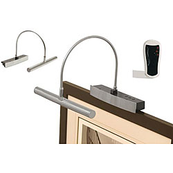 Silver Slimline Remote Control Picture Light