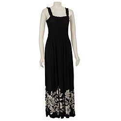 Karin Stevens Women's Printed-border Dress
