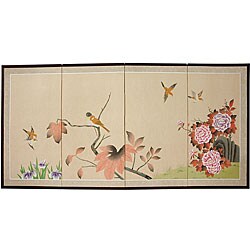 Silk 'Birds on the Tree' Painting (China)