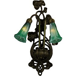 Tiffany-style 2-light Sconce
