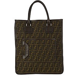 Fendi 'Zucca' Canvas Tote Bag