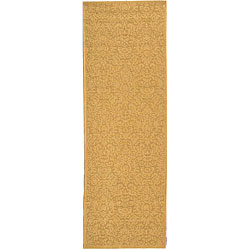 Courtyard Indoor/ Outdoor St. Barts Natural Polypropylene Rug (2'4 x 6'7)
