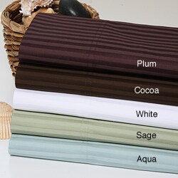 Pima Cotton 550 Thread Count Striped Pillowcases (Set of 2)