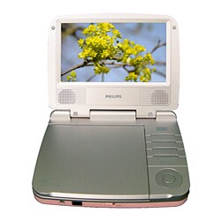 Philips PET702 7-inch Pink Portable DVD Player (Refurbished)