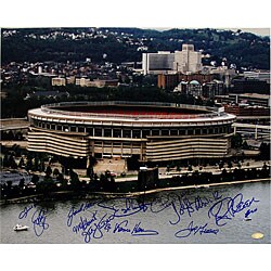 Pittsburgh Steelers Signed 16x20 Three Rivers Photo