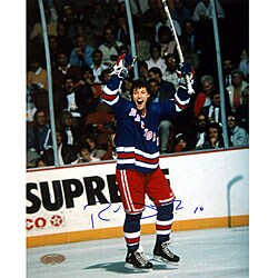 Ron Duguay 'Arms Raised' Autographed 16x20 Photograph