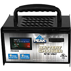 Peak 6 Amp 2/6-volt Battery Charger