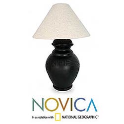 Ceramic 'Dreamscape' Table Lamp (Mexico)
