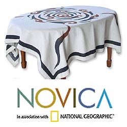 Cotton 'Burning' Tablecloth (Thailand)