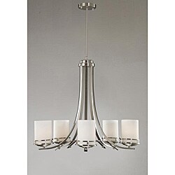 Satin Nickel 5-light Chandelier