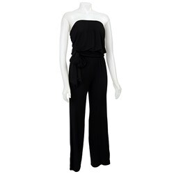Necessary Objects Wide-leg Knit Romper Suit