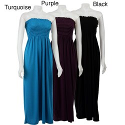 Nicewear Women's Smocked Top Maxi Dress
