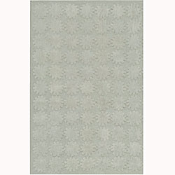Martha Stewart Astronomy Mercury Grey Cotton Rug (7'9 x 9'9)