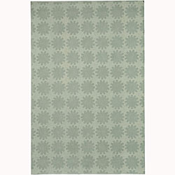 Martha Stewart Astronomy Poseidon Cotton Rug (7'9 x 9'9)