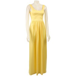 BCBGeneration Women's Sleeveless U-neck Maxi Dress