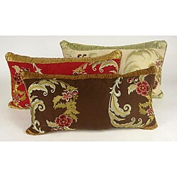 Victoria 24-inch Faux Silk Throw Pillow