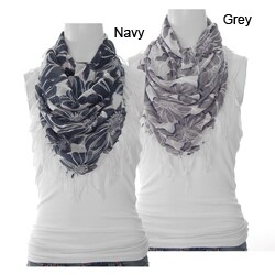 Adi Designs Women's Lightweight Floral Print Scarf
