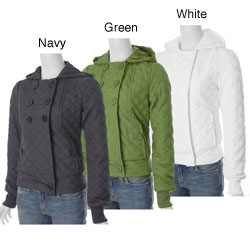 Adriana Junior's Quilted Jacket with Hood