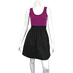 Velvet Torch Junior's Colorblock Banded Dress