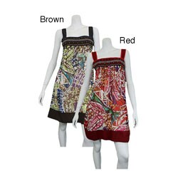 Debbie Miller Junior's Beaded Abstract Dress