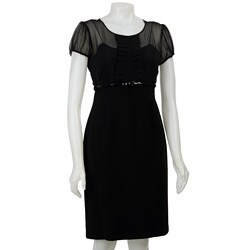 Calvin Klein Women's Black Silk Dress