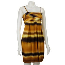Essentials by A.B.S Women's Gold 'Amber' Dress