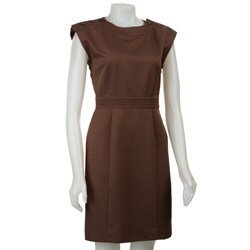 Essentials by A.B.S Light Mocha 'Eva' Dress