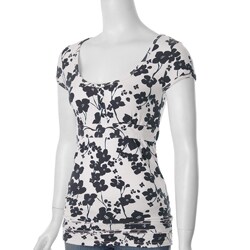 Everyday Brand Junior's High-waist Floral Top