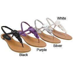 Bamboo by Journee Women's Ruffled Sandals