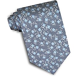 Gianni Palazzi by Domani Men's Floral Silk Tie 