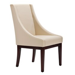 Soho Creme Leather Arm Chair