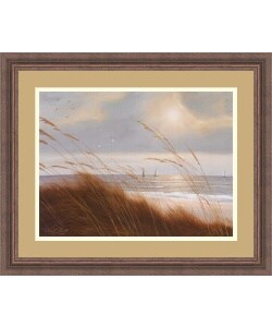 Diane Romanello 'Sailboat Breezeway' Framed Art Print