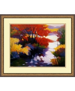 Tadashi Asoma 'Indian Summer' Framed Art Print