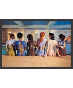 'Pink Floyd Back Catalog' Framed Textured Art