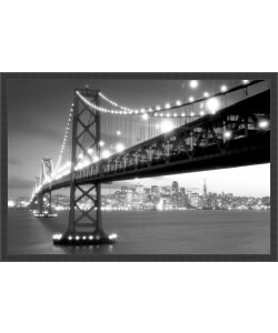 'San Francisco' Framed Textured Art