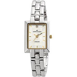 Anne Klein Women's Two-tone Diamond Watch